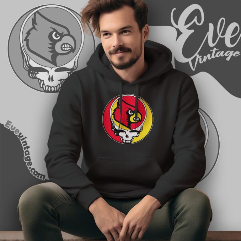 Louisville Cardinals Steal Your Face Stealie Shirt Hoodie Louisville Cardinals Steal Your Face Stealie Shirt Hoodie