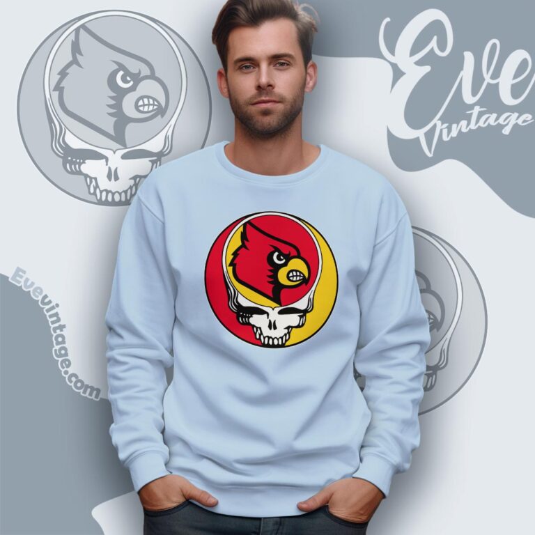 Louisville Cardinals Steal Your Face Stealie Shirt Sweatshirt Louisville Cardinals Steal Your Face Stealie Shirt Sweatshirt