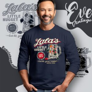 Lala's Little Nugget Shirt Texas Dive Bar Long Sleeve Tee