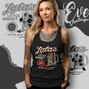 Lala's Little Nugget Shirt Texas Dive Bar Tank Top Racerback