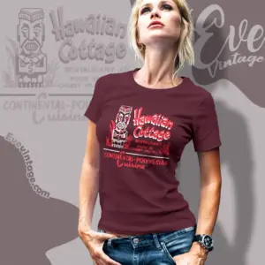 Hawaiian Cottage Shirt Cherry Hill Nj Tiki Bar Women T shirt